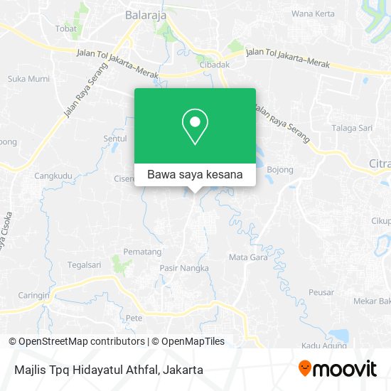 Peta Majlis Tpq Hidayatul Athfal