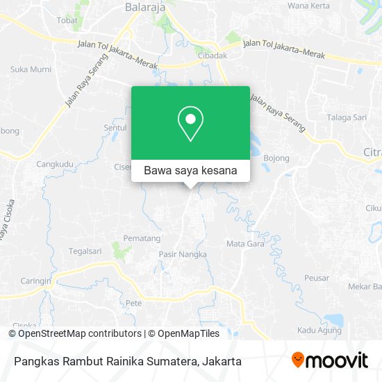 Peta Pangkas Rambut Rainika Sumatera