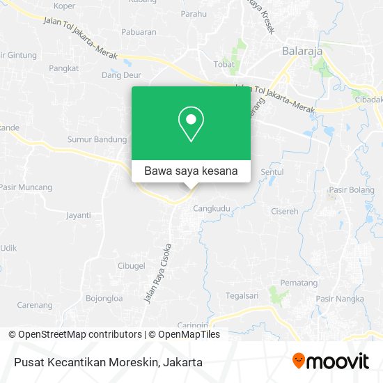 Peta Pusat Kecantikan Moreskin
