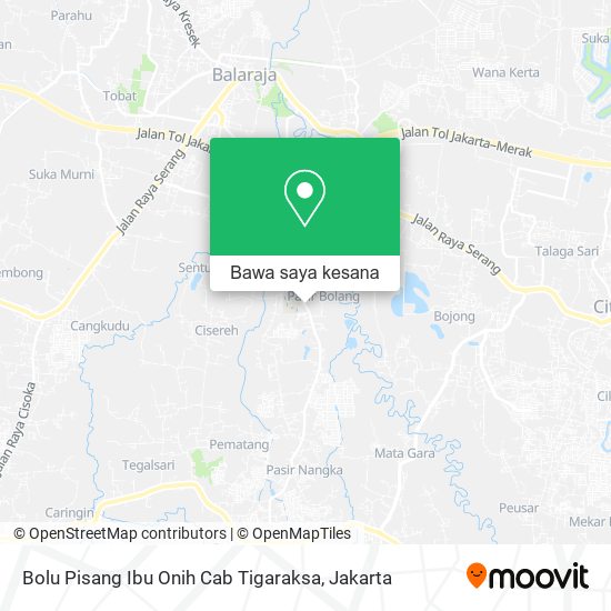 Peta Bolu Pisang Ibu Onih Cab Tigaraksa