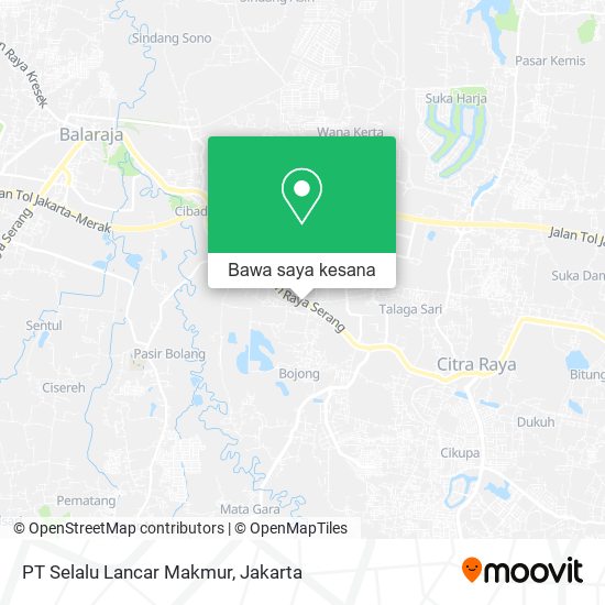 Peta PT Selalu Lancar Makmur