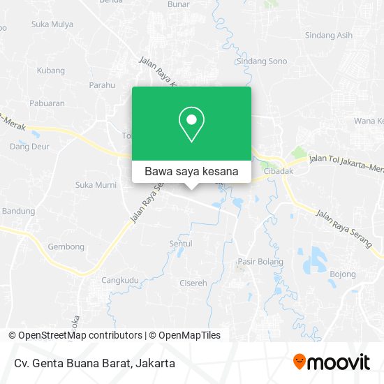 Peta Cv. Genta Buana Barat