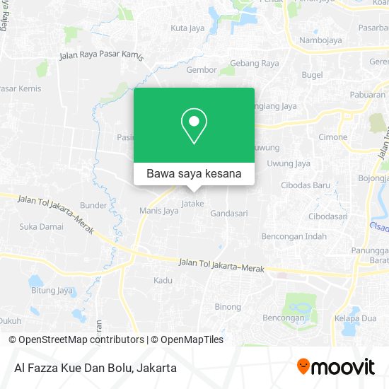 Peta Al Fazza Kue Dan Bolu