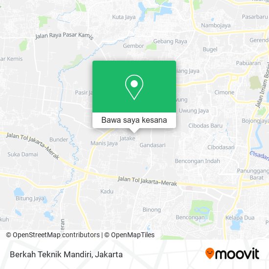 Peta Berkah Teknik Mandiri