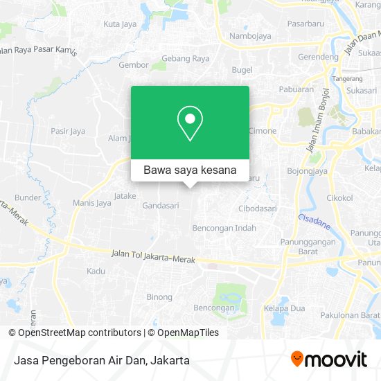 Peta Jasa Pengeboran Air Dan