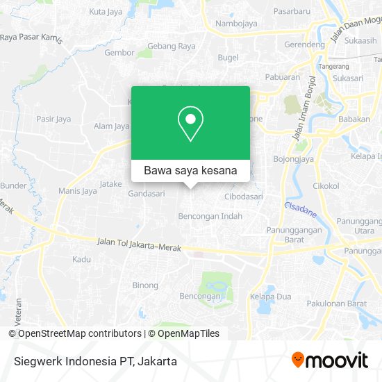 Peta Siegwerk Indonesia PT