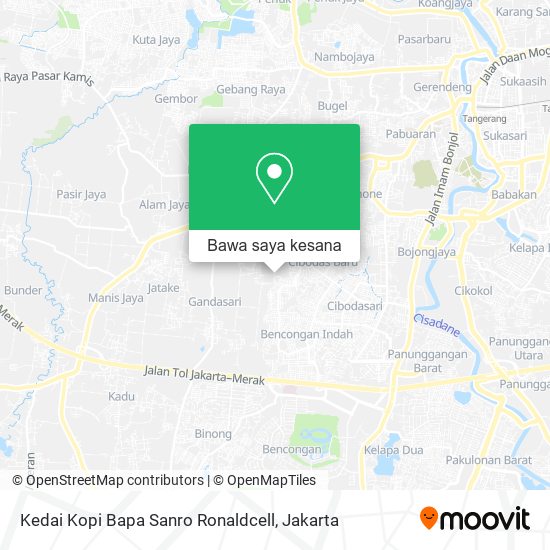 Peta Kedai Kopi Bapa Sanro Ronaldcell