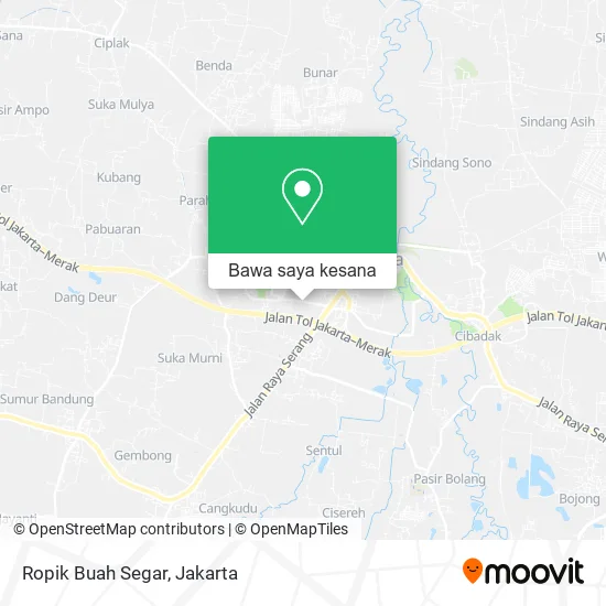 Peta Ropik Buah Segar