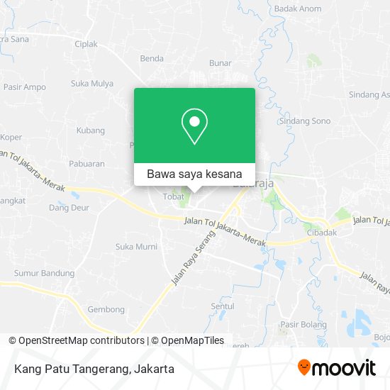 Peta Kang Patu Tangerang