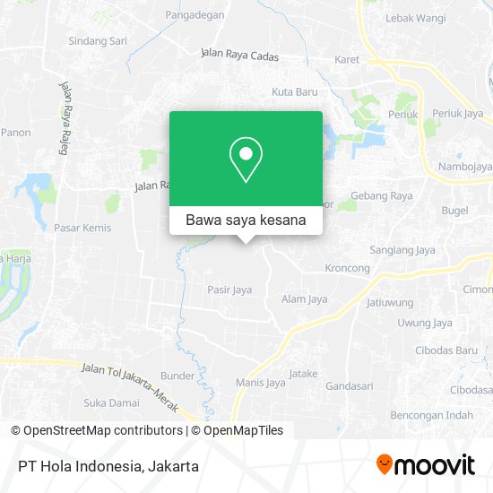 Peta PT Hola Indonesia