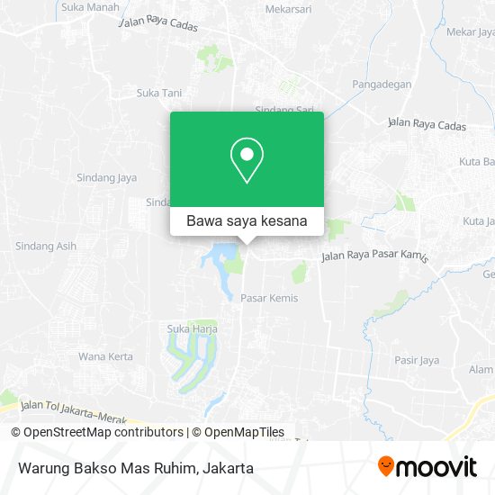 Peta Warung Bakso Mas Ruhim