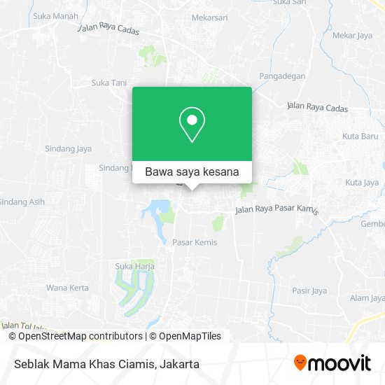 Peta Seblak Mama Khas Ciamis