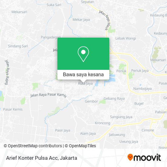 Peta Arief Konter Pulsa Acc
