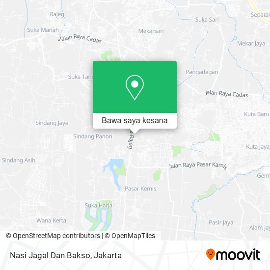 Peta Nasi Jagal Dan Bakso