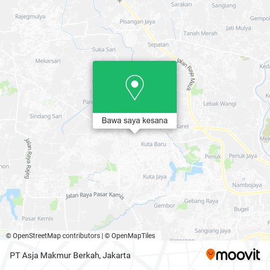 Peta PT Asja Makmur Berkah