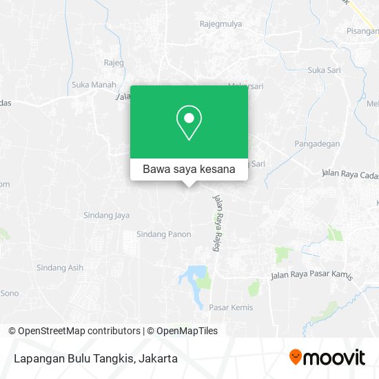 Peta Lapangan Bulu Tangkis