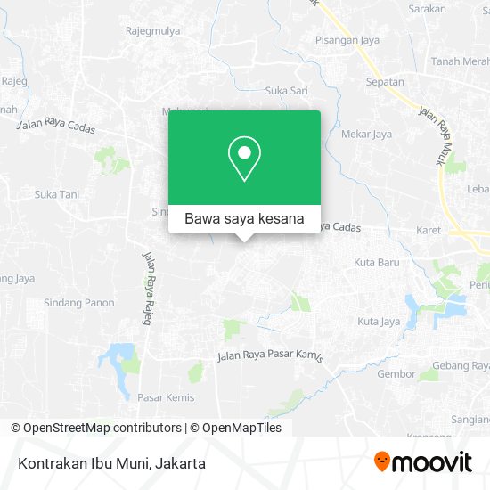 Peta Kontrakan Ibu Muni