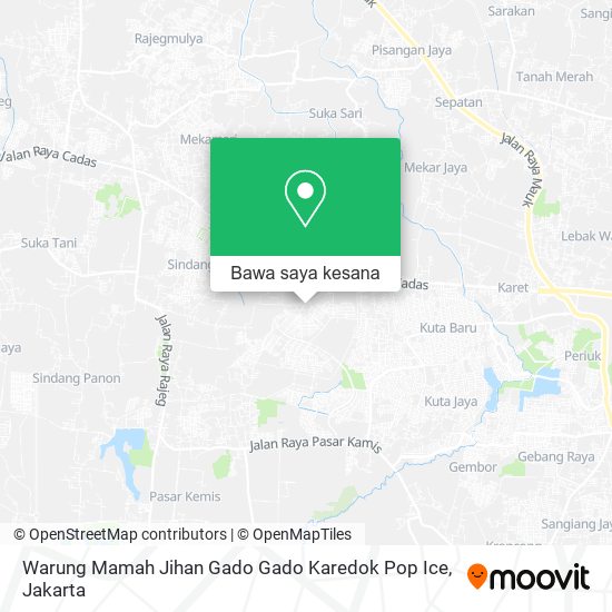 Peta Warung Mamah Jihan Gado Gado Karedok Pop Ice