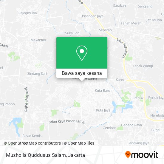 Peta Musholla Quddusus Salam