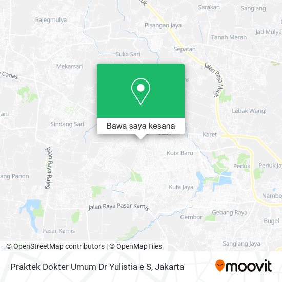 Peta Praktek Dokter Umum Dr Yulistia e S