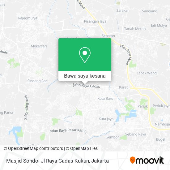 Peta Masjid Sondol Jl Raya Cadas Kukun