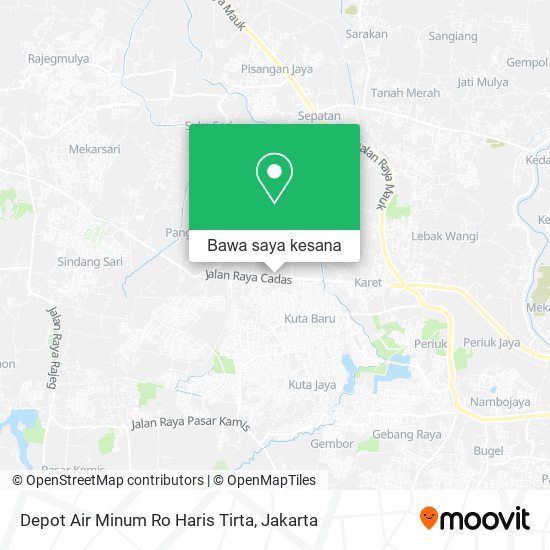 Peta Depot Air Minum Ro Haris Tirta