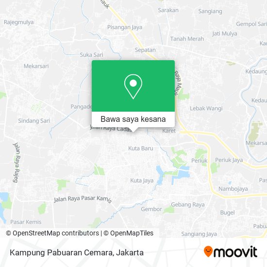 Peta Kampung Pabuaran Cemara