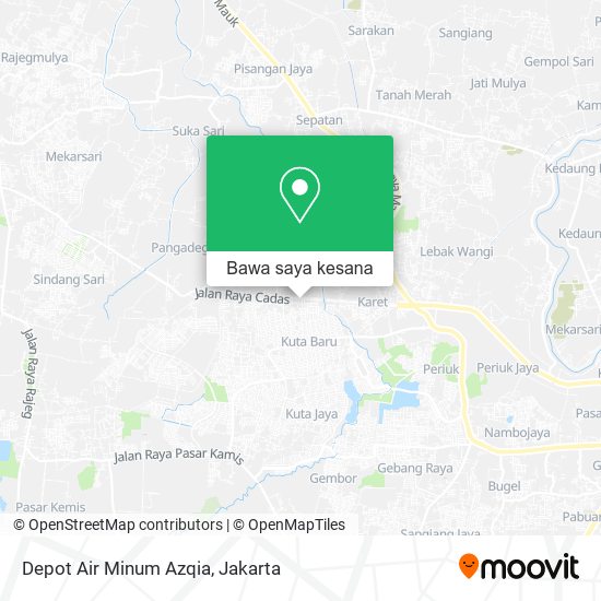 Peta Depot Air Minum Azqia