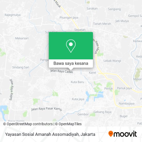 Peta Yayasan Sosial Amanah Assomadiyah