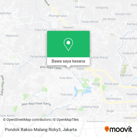 Peta Pondok Bakso Malang Rizky3