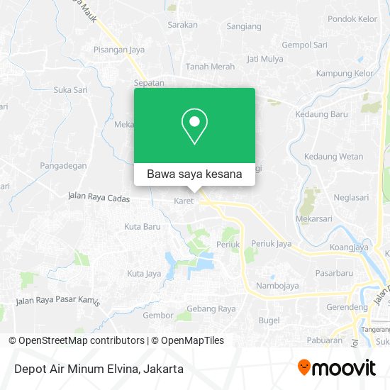 Peta Depot Air Minum Elvina