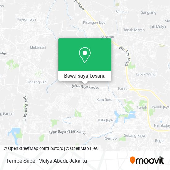 Peta Tempe Super Mulya Abadi