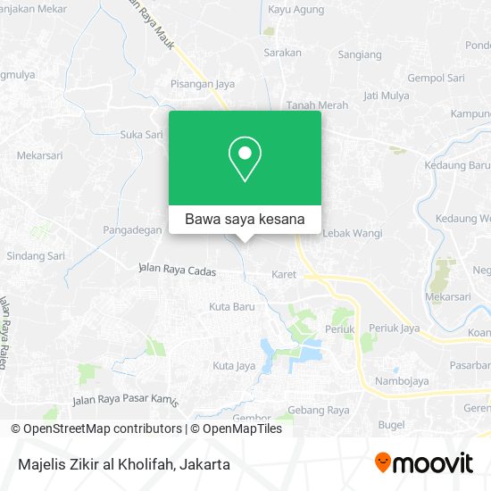 Peta Majelis Zikir al Kholifah