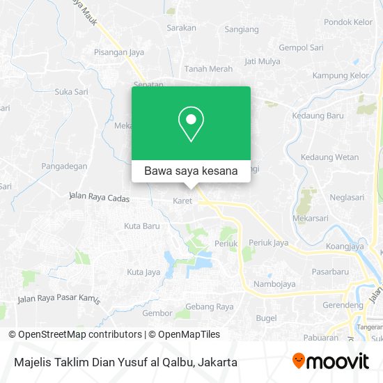 Peta Majelis Taklim Dian Yusuf al Qalbu