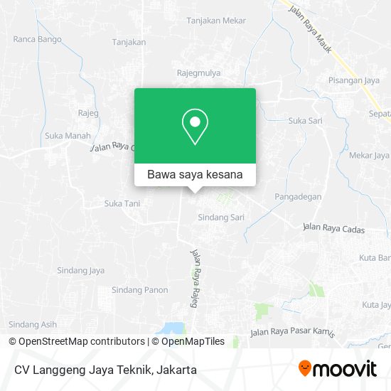 Peta CV Langgeng Jaya Teknik