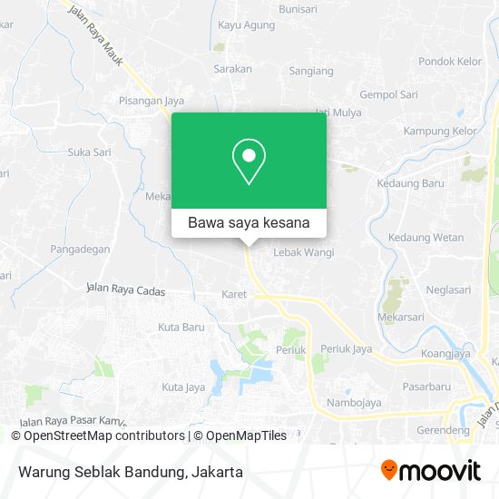 Peta Warung Seblak Bandung