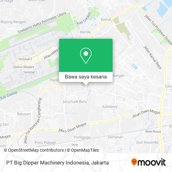 Peta PT Big Dipper Machinery Indonesia