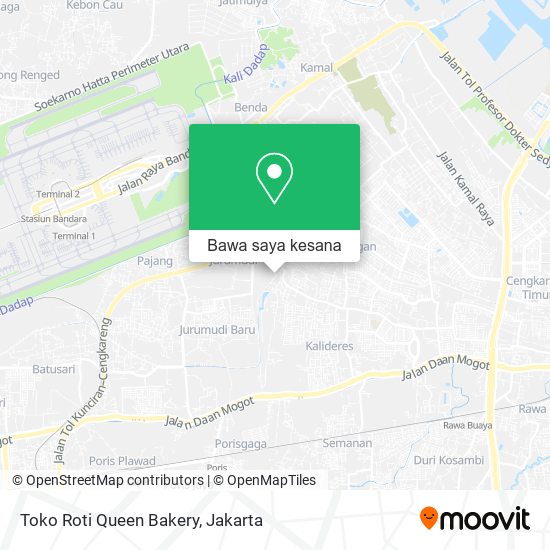 Peta Toko Roti Queen Bakery