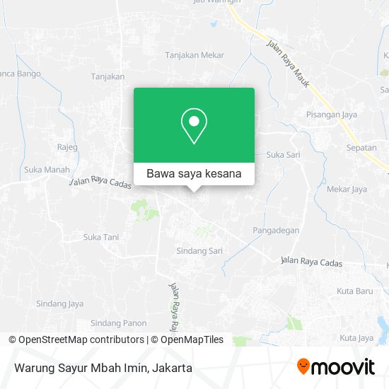 Peta Warung Sayur Mbah Imin