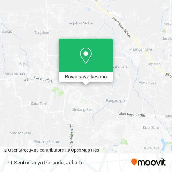 Peta PT Sentral Jaya Persada