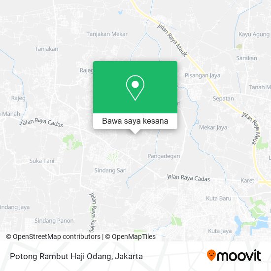 Peta Potong Rambut Haji Odang