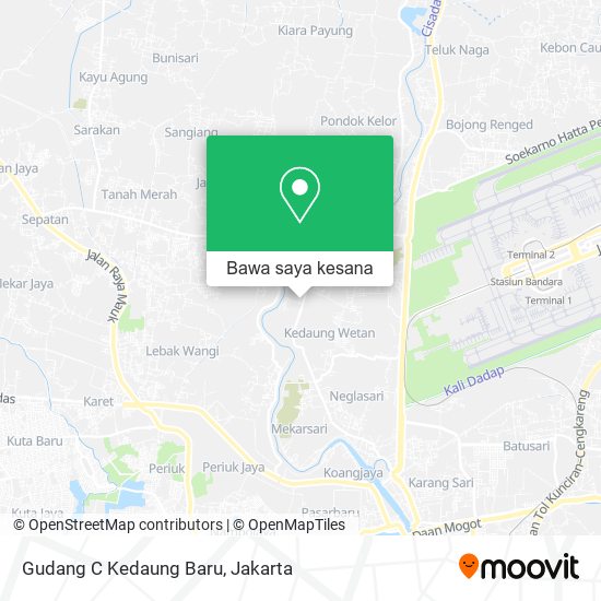 Peta Gudang C Kedaung Baru