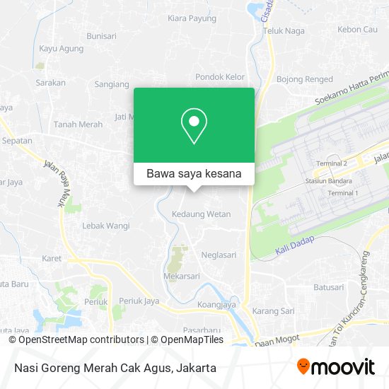 Peta Nasi Goreng Merah Cak Agus