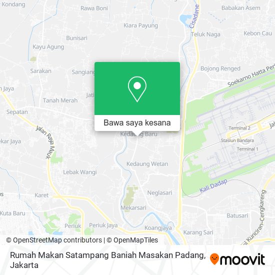 Peta Rumah Makan Satampang Baniah Masakan Padang