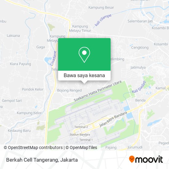 Peta Berkah Cell Tangerang