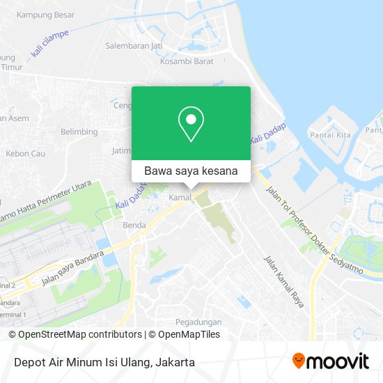 Peta Depot Air Minum Isi Ulang