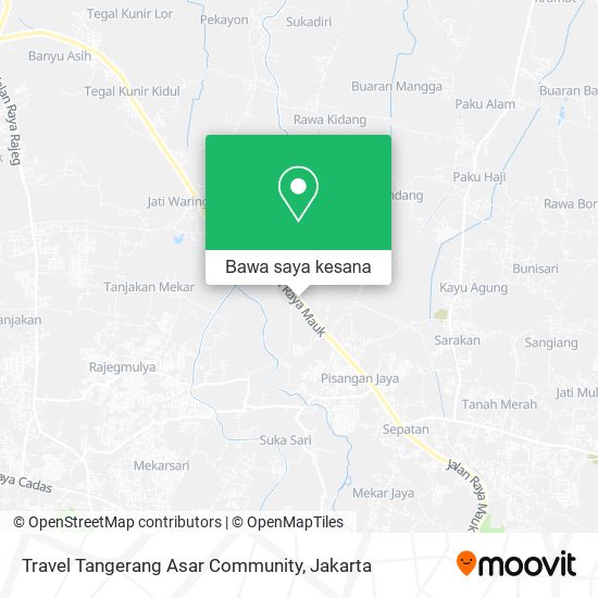Peta Travel Tangerang Asar Community