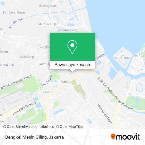 Peta Bengkel Mesin Giling