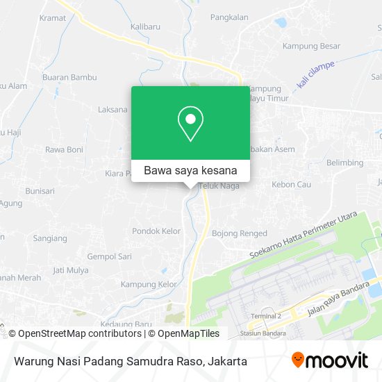 Peta Warung Nasi Padang Samudra Raso