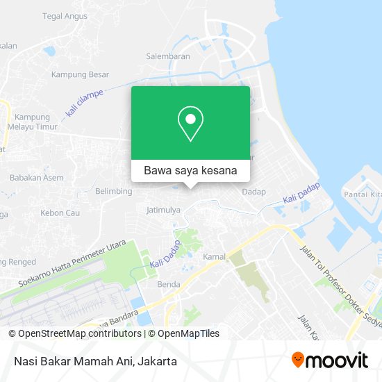 Peta Nasi Bakar Mamah Ani